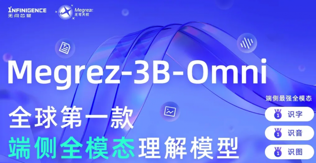 无问芯穹发布全球首个端侧全模态理解开源模型Megrez-3B-Omni